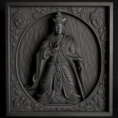 3D model Tulku Tibetan (STL)